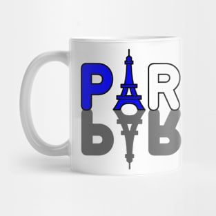 Paris France color Big shadow Mug